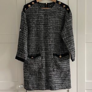 ZARA tweed dress